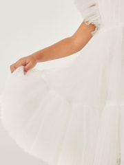 Baker by Ted Baker Ivory Tulle Occasion Dress - Image 7 of 11