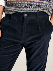 Joules Cord Navy Blue Straight Leg Corduroy Trousers - Image 5 of 6