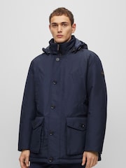 BOSS Blue Osiass Jacket - Image 1 of 6