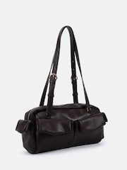 Novo Brown Alison Pocket Shoulder Bag - Image 2 of 4