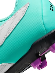 zelena - nogometni čevlji Nike Jr. Phantom Club Firm Ground - Slika 10 iz 11
