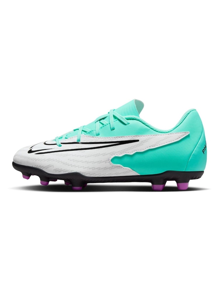 zelena - nogometni čevlji Nike Jr. Phantom Club Firm Ground - Slika 2 iz 11
