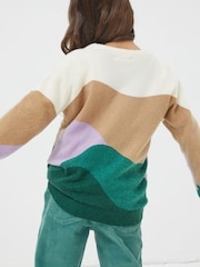 FatFace Gemusterter Strickpulli​​​​​​​ - Bild 2 von 4