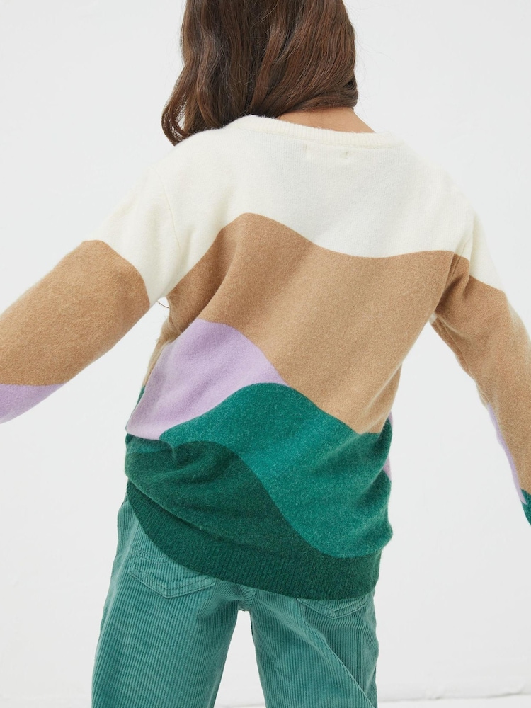 FatFace Gemusterter Strickpulli​​​​​​​ - Bild 2 von 4