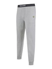 Lyle & Scott Grey Cash 100% Cotton Top And Joggers Set - Image 5 of 7