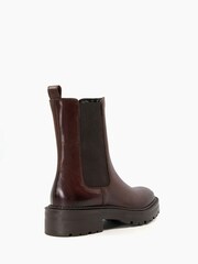 Dune London Brown Picture Boots - Image 4 of 5