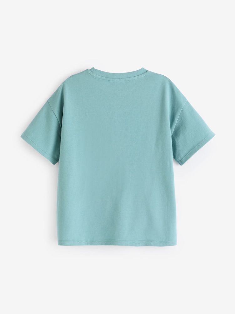 Blue Star Sequin T-Shirt (3-16yrs) - Image 2 of 3