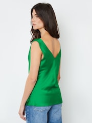 Another Sunday Satin Sleeveless Cowl Cami Top - Image 4 of 10