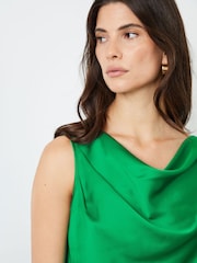 Another Sunday Satin Sleeveless Cowl Cami Top - Image 5 of 10