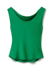 Another Sunday Satin Sleeveless Cowl Cami Top - Image 8 of 10