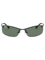 Ray-Ban RB3183 Semi Rimless Sunglasses - Image 1 of 8