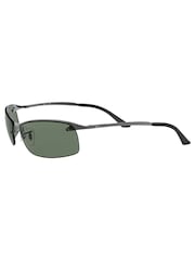 Ray-Ban RB3183 Semi Rimless Sunglasses - Image 6 of 8