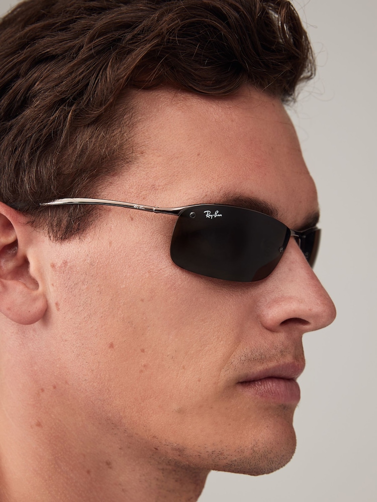 Ray-Ban RB3183 Semi Rimless Sunglasses - Image 8 of 8