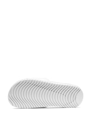 Blanco/Negro - Nike Kawa Junior/Youth Sliders - Imagen 5 de 7