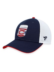 Fanatics Blue NHL New York Rangers Authentic Pro Draft Structured Trucker Podium Cap Unisex - Image 1 of 4