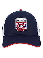 Fanatics Blue NHL New York Rangers Authentic Pro Draft Structured Trucker Podium Cap Unisex - Image 3 of 4
