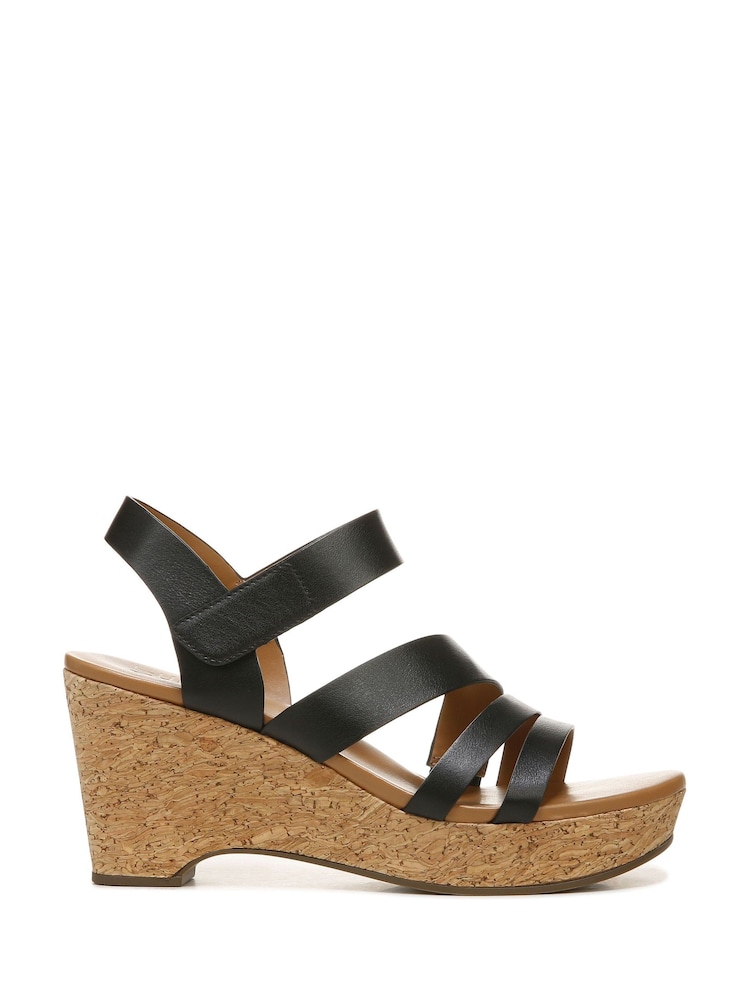 Naturalizer Cynthia Wedge Leather Sandals - Image 1 of 6 Naturalizer Cynthia Wedge Leather Sandals - Image 1 of 6