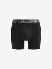Under Armour Green/Grey 100% Cotton Performance Boxers 3 Pack - Image 3 of 4