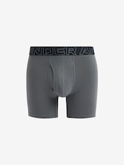 Under Armour Green/Grey 100% Cotton Performance Boxers 3 Pack - Image 4 of 4