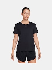 Nike Black One Classic Dri-FIT Short Sleeve Top - Image 1 of 8