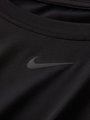 Nike Black One Classic Dri-FIT Short Sleeve Top - Image 8 of 8