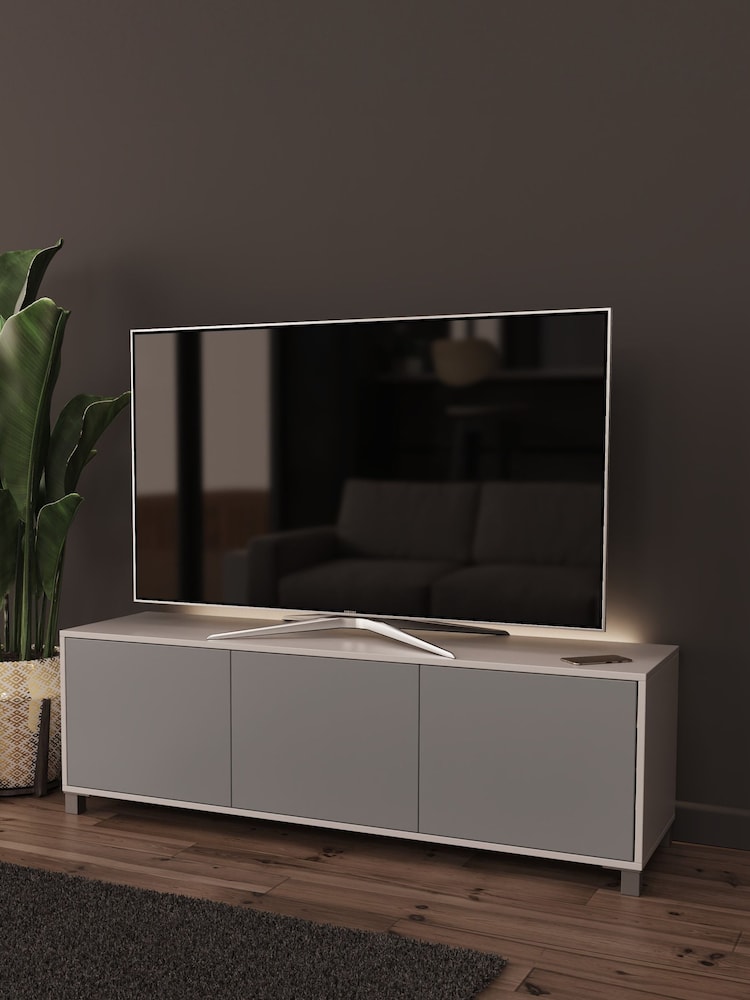 Frank Olsen Grey Smart LED TV Stand - Image 1 of 5