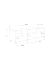 Frank Olsen Grey Smart LED TV Stand - Image 5 of 5