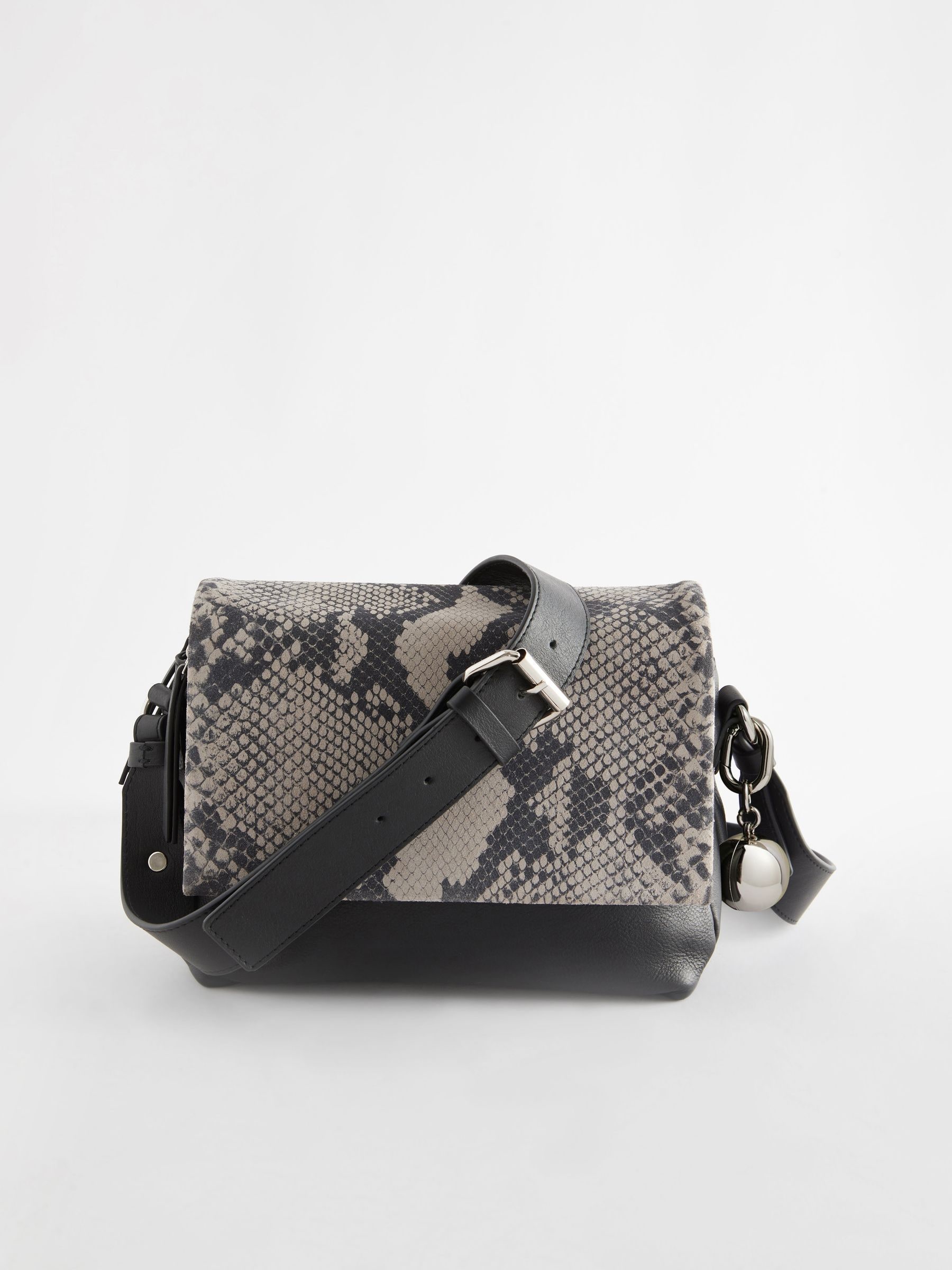 Buy Snake Leather Orb Cross Body Bag from Next Luxembourg