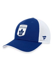 Fanatics Blue/White NHL Colorado Avalanche Authentic Pro Draft Structured Trucker Podium Cap Unisex - Image 1 of 4