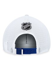 Fanatics Blue/White NHL Colorado Avalanche Authentic Pro Draft Structured Trucker Podium Cap Unisex - Image 4 of 4