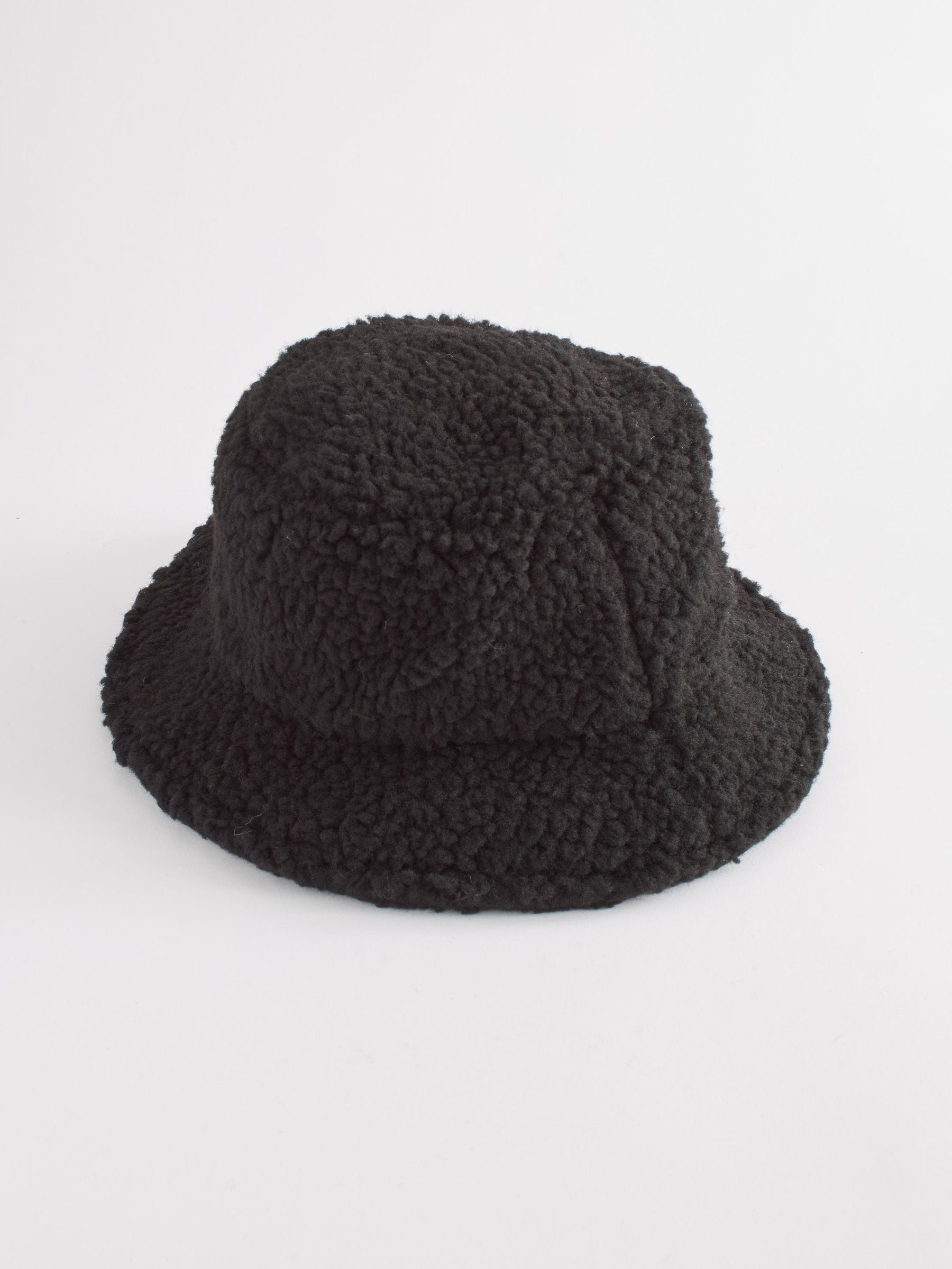 Buy Black Borg Bucket Hat 3mths 16yrs from Next Luxembourg