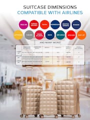 Flight Knight Hardcase Large Check in Suitcases and Cabin Case Set of 3 - Image 6 of 7