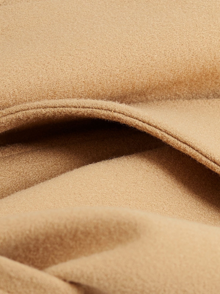 Camel Belted Long Coat - Image 8 of 8