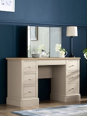 Stone Hampton Painted Oak Collection Luxe 6 Drawer Console Dressing Table - Image 1 of 8