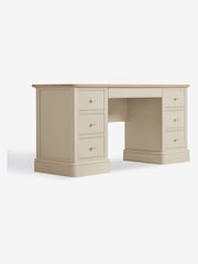 Stone Hampton Painted Oak Collection Luxe 6 Drawer Console Dressing Table - Image 3 of 8