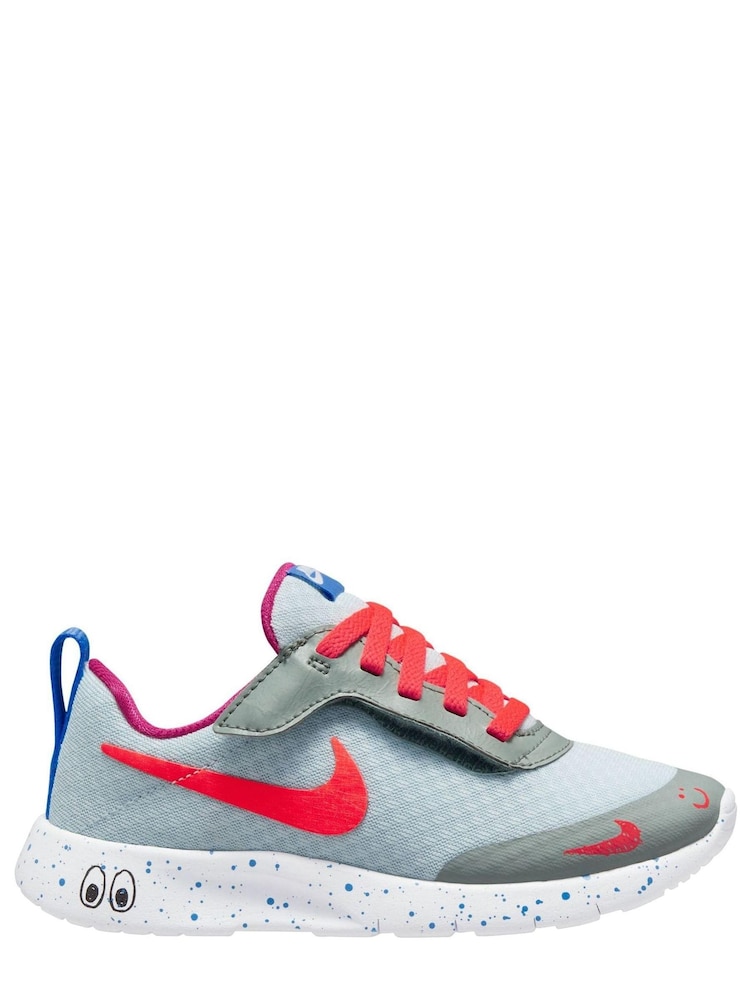 Nike Grey/Red Tanjun Go Easy On Junior Trainers - Image 1 of 4