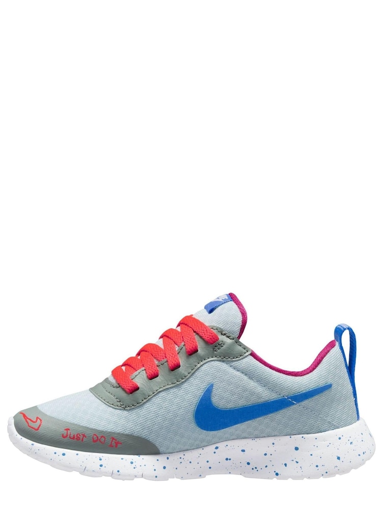 Nike Grey/Red Tanjun Go Easy On Junior Trainers - Image 2 of 4