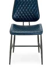 Design Décor Blue Set of 2 Carson Dining Chairs - Image 2 of 5