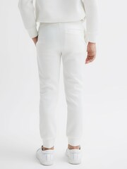أبيض - بنطلون رياضي جيرسيه برباط شد Premier من Reiss - Image 4 of 5