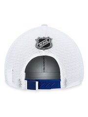 Fanatics Blue NHL Toronto Maple Leafs Authentic Pro Draft Structured Trucker Podium Cap - Image 2 of 4
