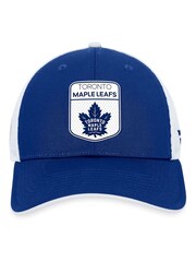 Fanatics Blue NHL Toronto Maple Leafs Authentic Pro Draft Structured Trucker Podium Cap - Image 4 of 4