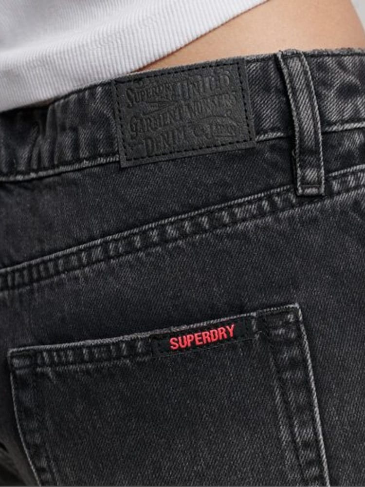 Черный - Джинсовые шорты Superdry - Изображение 5 из 5