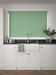 Eucalyptus Green Echo Made to Measure Blackout Roller Blind - Image 2 of 6
