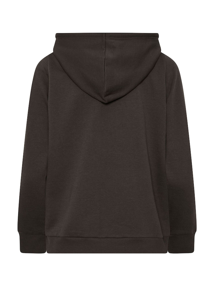 Braun - M&Co Essential Hoodie mit durchgehendem Reißverschluss - Bild 6 von 6 Braun - M&Co Essential Hoodie mit durchgehendem Reißverschluss - Bild 6 von 6