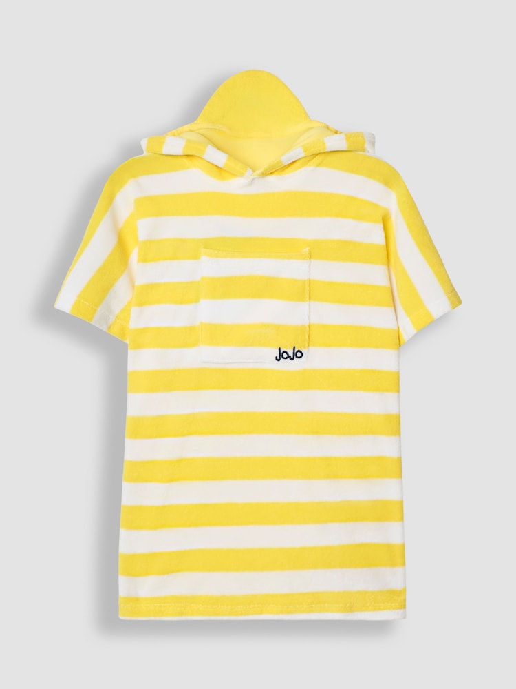 JoJo Maman Bébé Yellow Duck Towelling Hooded Robe - Image 1 of 3