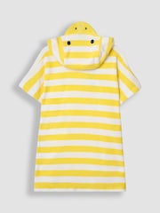 JoJo Maman Bébé Yellow Duck Towelling Hooded Robe - Image 2 of 3