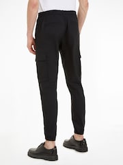 Calvin Klein Tech Cotton Stretch Black Cargo Trousers - Image 2 of 6