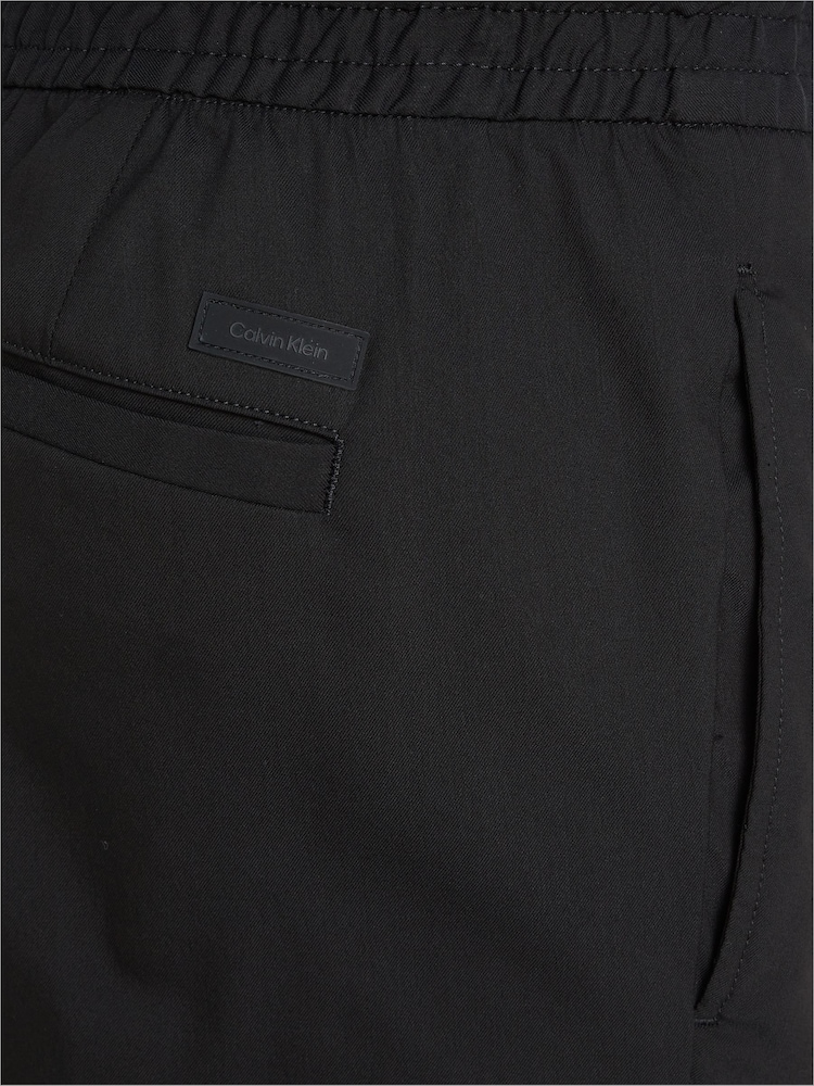 Calvin Klein Tech Cotton Stretch Black Cargo Trousers - Image 6 of 6
