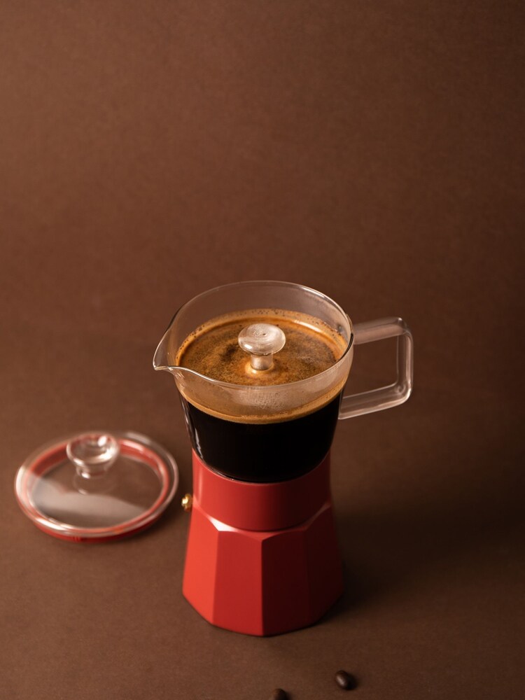La Cafetière Red 6 Cup Glass Espresso Maker - Image 1 of 3