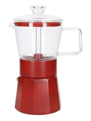 La Cafetière Red 6 Cup Glass Espresso Maker - Image 2 of 3